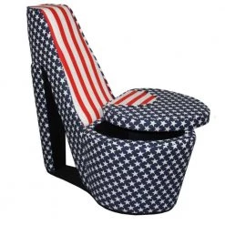 Caroline American flag Suede Patterned Arm Chair by HomeRoots 6 Caroline American flag Suede Patterned Arm Chair by HomeRoots -HomeRoots Sales american flag homeroots accent chairs 2000470311 c3 1000