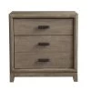 Bernadette 3-Drawer Antique Gray Finish ( 26 in. H x 26 in. W x 18 in. D ) by HomeRoots
