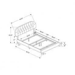45.25 in. Jasmine Beige Twin Absolute Relaxation Day Bed by HomeRoots 7 45.25 in. Jasmine Beige Twin Absolute Relaxation Day Bed by HomeRoots -HomeRoots Sales beige homeroots panel beds 333326 1f 1000