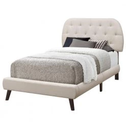 45.25 in. Jasmine Beige Twin Absolute Relaxation Day Bed by HomeRoots