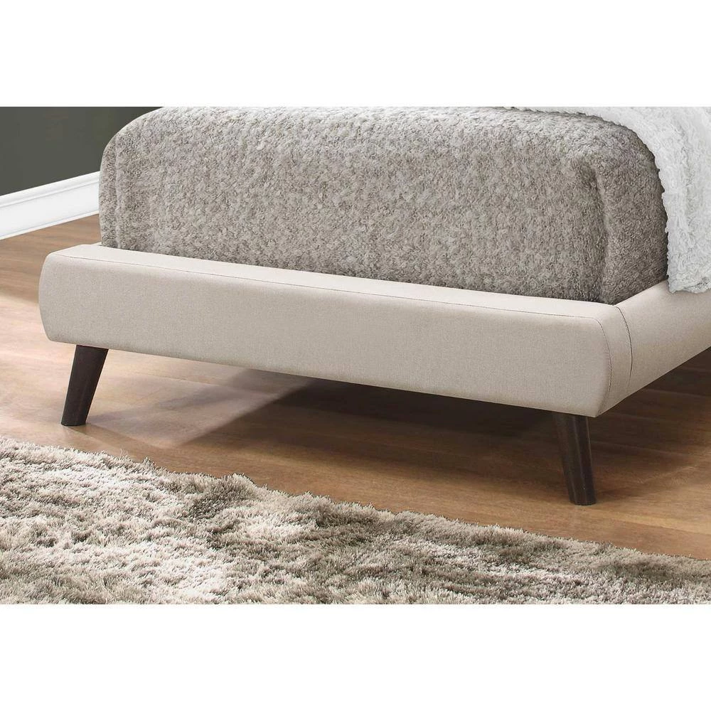 45.25 in. Jasmine Beige Twin Absolute Relaxation Day Bed by HomeRoots 2 45.25 in. Jasmine Beige Twin Absolute Relaxation Day Bed by HomeRoots - Image 2