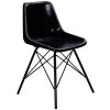 Bernadette Black Metal Side Chair by HomeRoots