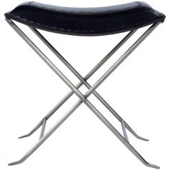 Bernadette 20.5 in. Black Backless Metal Short (16-23 in.) Bar Stool by HomeRoots -HomeRoots Sales black homeroots bar stools 2000389181 c3 1000