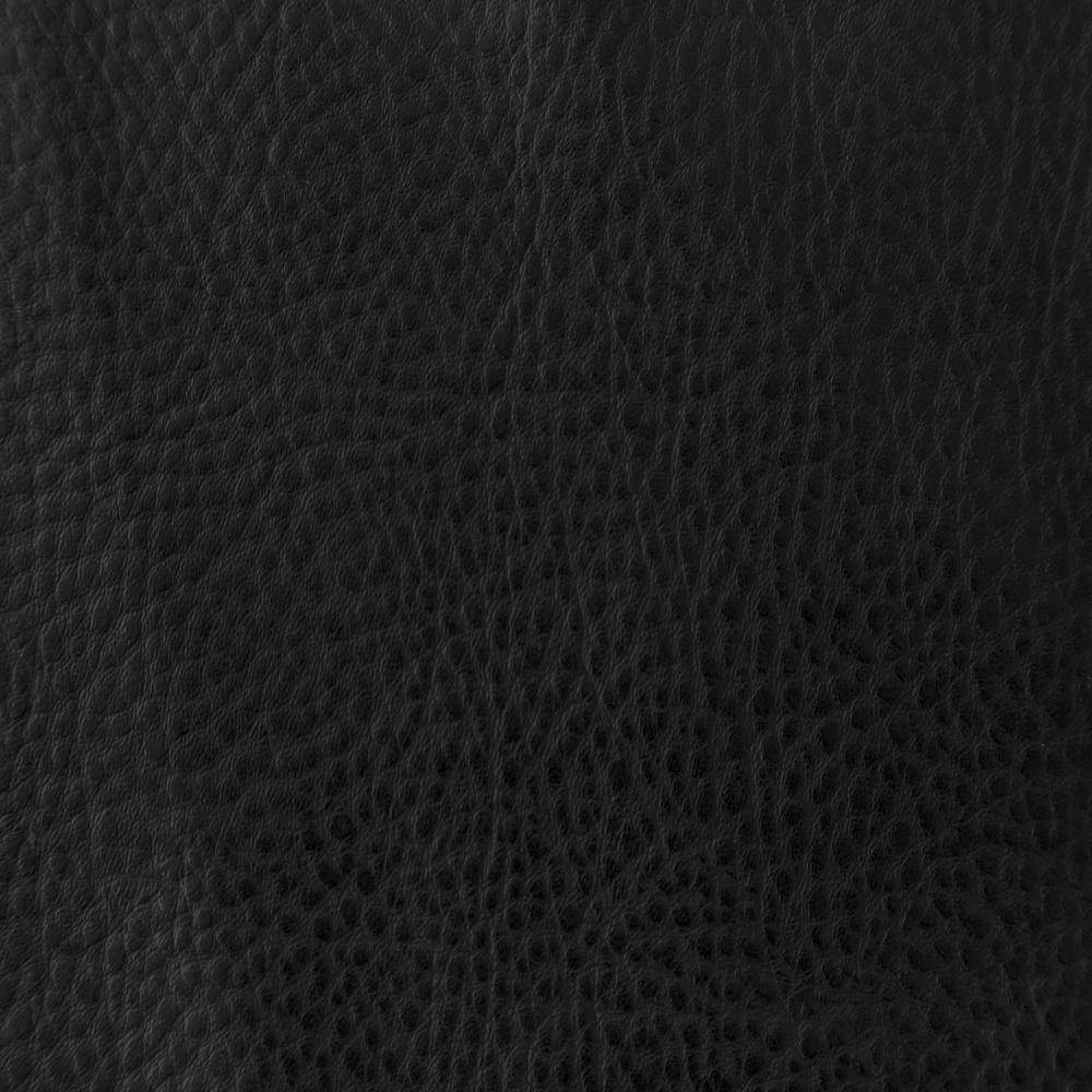 Jasmine Black Faux Leather and Metal Dining Chair (2-Piece) by HomeRoots 4 Jasmine Black Faux Leather and Metal Dining Chair (2-Piece) by HomeRoots - Image 4