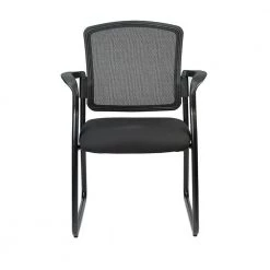 Zabrinablack Mesh Fabric Guest Chair by HomeRoots