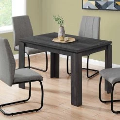 48" X 32" X 30.5 " Black Reclaimed Wood-Look Dining Table (Seats of 4) by HomeRoots -HomeRoots Sales black homeroots kitchen dining tables 366057 31 1000