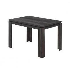 48" X 32" X 30.5 " Black Reclaimed Wood-Look Dining Table (Seats of 4) by HomeRoots