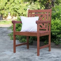 Danielle Brown Highbacked Solid Wood Arm Chair by HomeRoots 6 Danielle Brown Highbacked Solid Wood Arm Chair by HomeRoots -HomeRoots Sales brown homeroots accent chairs 2000389982 c3 1000