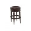Julia 30 in. Backless Bar Stool with Canvas Material Seat in Wood Frame by HomeRoots