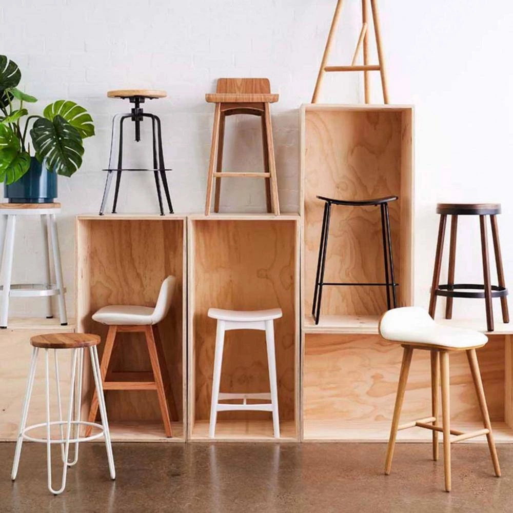 Amelia 24 in. H Brown Backless Metal/Wood Bar Height (28-33 in.) Bar Stool by HomeRoots 3 Amelia 24 in. H Brown Backless Metal/Wood Bar Height (28-33 in.) Bar Stool by HomeRoots - Image 3