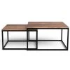 Shelly 29.5 in Brown Wood End Side Table by HomeRoots