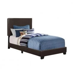 45.75 in. Jasmine Brown Twin Classy And Contemporary Day Bed by HomeRoots