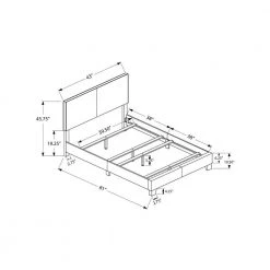HomeRoots Sales -HomeRoots Sales brown homeroots panel beds 333280 e1 1000