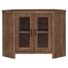 Jasmine 42 in. Brown TV Stand Fits TV's up to 60 in. with Cabinets by HomeRoots