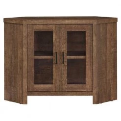 Jasmine 42 in. Brown TV Stand Fits TV's up to 60 in. with Cabinets by HomeRoots
