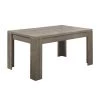 Jasmine Dark Taupe Wood Dining Table for (Seats of 4) by HomeRoots