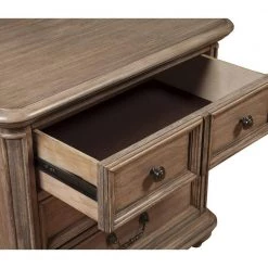 Bernadette 4-Drawer French Truffle (Brown) Finish ( 27 in. H x 28 in. W x 18 in. D ) by HomeRoots -HomeRoots Sales french truffle brown finish homeroots nightstands 2000399248 31 1000