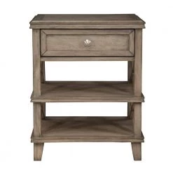 Bernadette 1-Drawer French Truffle Finish ( 26 in. H x 21 in. W x 19 in. D ) by HomeRoots 7 Bernadette 1-Drawer French Truffle Finish ( 26 in. H x 21 in. W x 19 in. D ) by HomeRoots -HomeRoots Sales french truffle finish homeroots nightstands 2000399247 31 1000