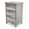 Amelia 17.7 in Gray Wood Accent Storage Cabinet by HomeRoots