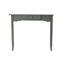 Mariana 30 in. Gray Standard Rectangle Wood Console Table with 1-Drawer by HomeRoots
