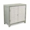 Amelia 27.7 in Green Wood Accent Storage Cabinet by HomeRoots