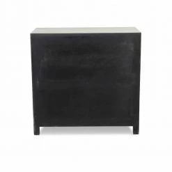 Amelia 27.7 in Green Wood Accent Storage Cabinet by HomeRoots -HomeRoots Sales green homeroots accent cabinets 2000379871 c3 1000