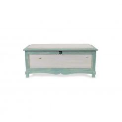 Julia Green Storage and Upholstered Bench Box ( 15.5 x 36.5 x 17 ) by HomeRoots