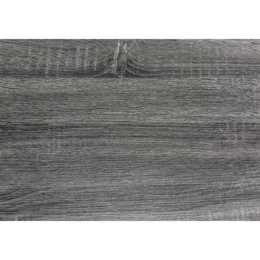 71.25 in. Jasmine Chic Grey and Black 5 Shelf Corner Bookcase by HomeRoots 4 71.25 in. Jasmine Chic Grey and Black 5 Shelf Corner Bookcase by HomeRoots - Image 4