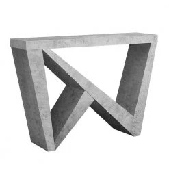 Jasmine 48 in. Gray Standard Rectangle Wood Console Table by HomeRoots