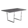 Jasmine Grey Metal Dining Table for (Seats of 6) by HomeRoots