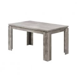 Jasmine 59 in. Grey Wood Dining Table by HomeRoots