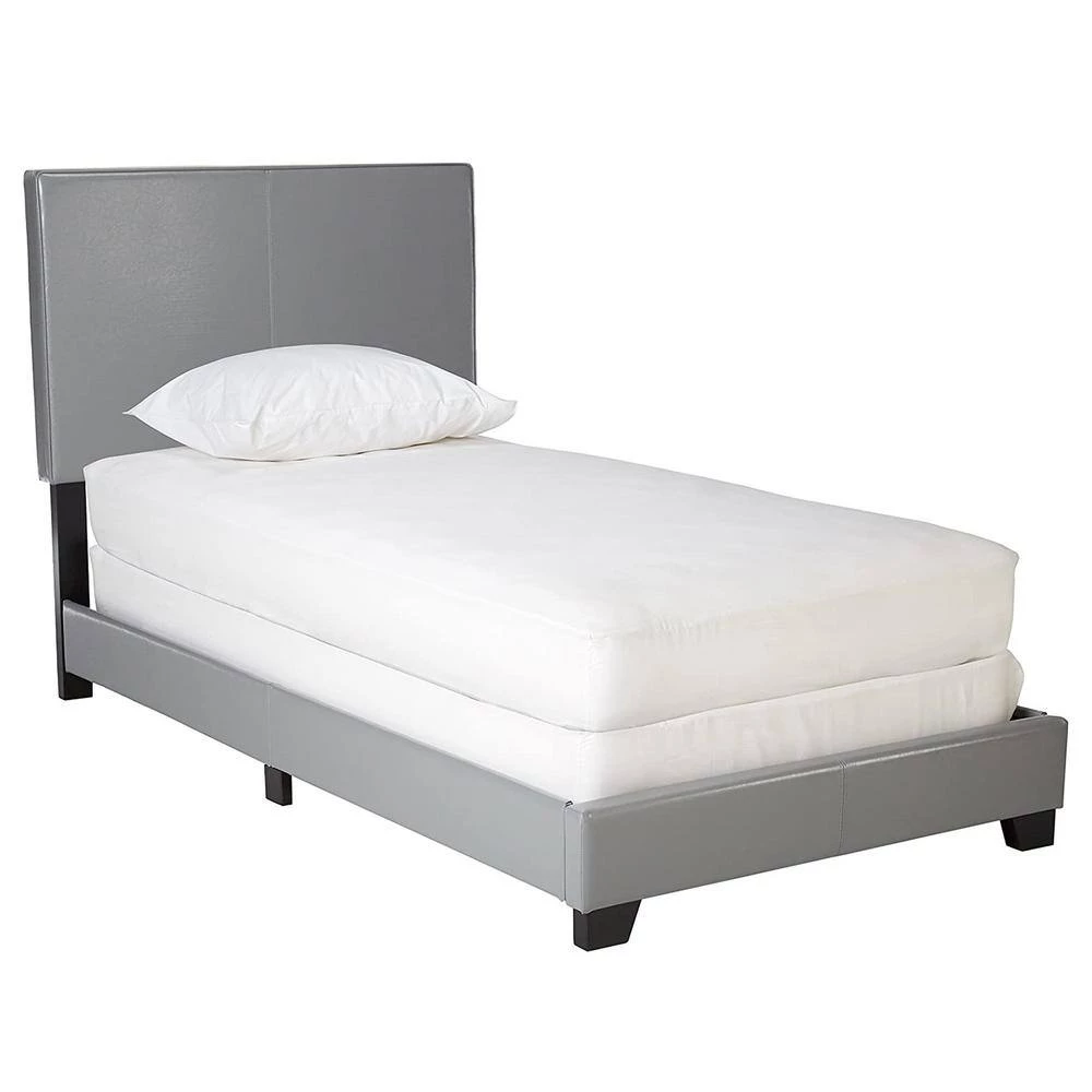 45.75 in. Jasmine Grey Twin Beautify Utmost Comfort Day Bed by HomeRoots 3 45.75 in. Jasmine Grey Twin Beautify Utmost Comfort Day Bed by HomeRoots - Image 3
