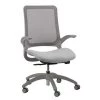 Zabrina Grey Mesh / Fabric Office Chair by HomeRoots