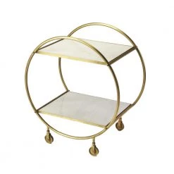 Amelia Multi-Color Marble Sideboard by HomeRoots