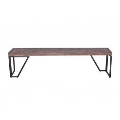 Shelly 72 in. x 15 in, Natural/Black Wood Bench without Storage by HomeRoots 8 Shelly 72 in. x 15 in, Natural/Black Wood Bench without Storage by HomeRoots -HomeRoots Sales natural black homeroots dining benches 321514 1f 1000
