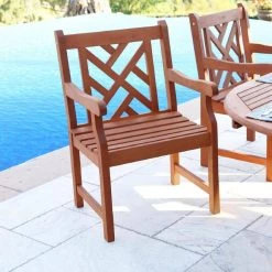 Danielle Tan Highbacked Solid Wood Arm Chair by HomeRoots -HomeRoots Sales tan homeroots accent chairs 2000389996 c3 1000