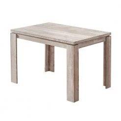 48" X 32" X 30.5 " Taupe Reclaimed Wood-Look Dining Table (Seats of 4) by HomeRoots