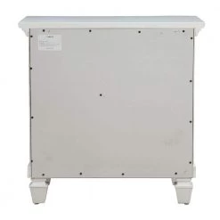 Bernadette 3-Drawer White Finish ( 28 in. H x 28 in. W x 17 in. D ) by HomeRoots 7 Bernadette 3-Drawer White Finish ( 28 in. H x 28 in. W x 17 in. D ) by HomeRoots -HomeRoots Sales white finish homeroots nightstands 2000399249 31 1000