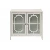 Amelia 34 in White Wood Accent Storage Cabinet by HomeRoots