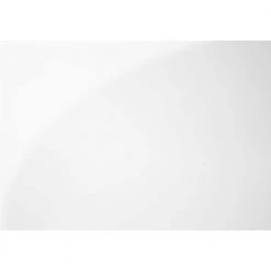 Jasmine 25.25 in. Glossy White with Chrome Metal Accent Table by HomeRoots -HomeRoots Sales white homeroots end side tables 332974 1f 1000