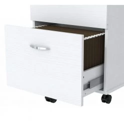 Amelia White Pedestal File Cabinet by HomeRoots