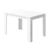 48" X 32" X 30.5 " Classic White Dining Table (Seats of 4) by HomeRoots