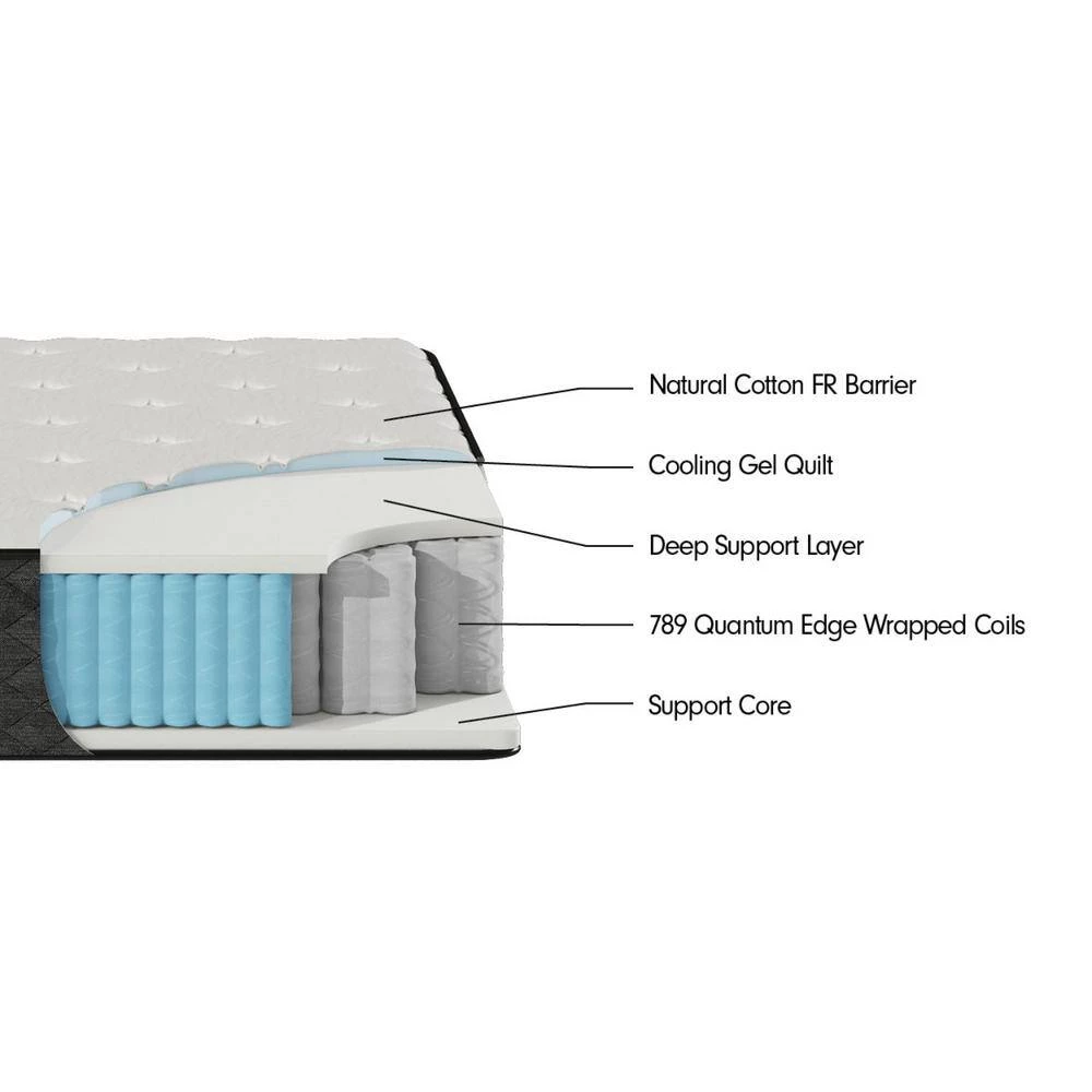 Amelia 10 in. Firm Gel Memory Foam Twin Mattress by HomeRoots 5 Amelia 10 in. Firm Gel Memory Foam Twin Mattress by HomeRoots - Image 5